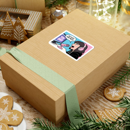 Fluff Your NUTS Kiss-Cut Sticker