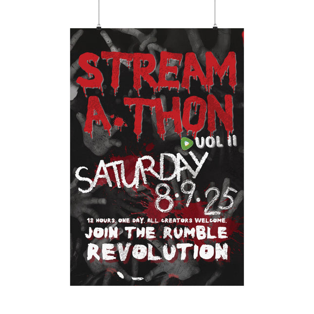 Stream-A-Thon Poster