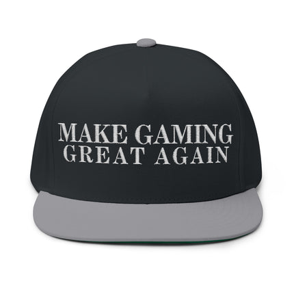 Make Gaming Great Again Flat bill Cap