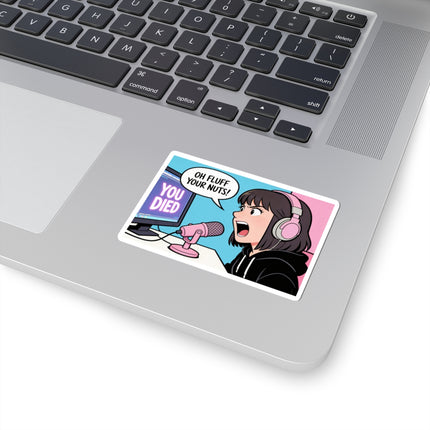 Fluff Your NUTS Kiss-Cut Sticker