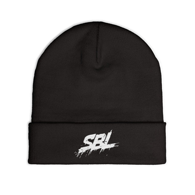 SoundBoardLord SBL embroidered black knit beanie