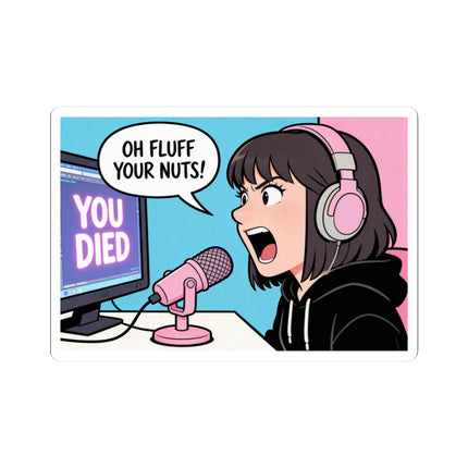 Fluff Your NUTS Kiss-Cut Sticker